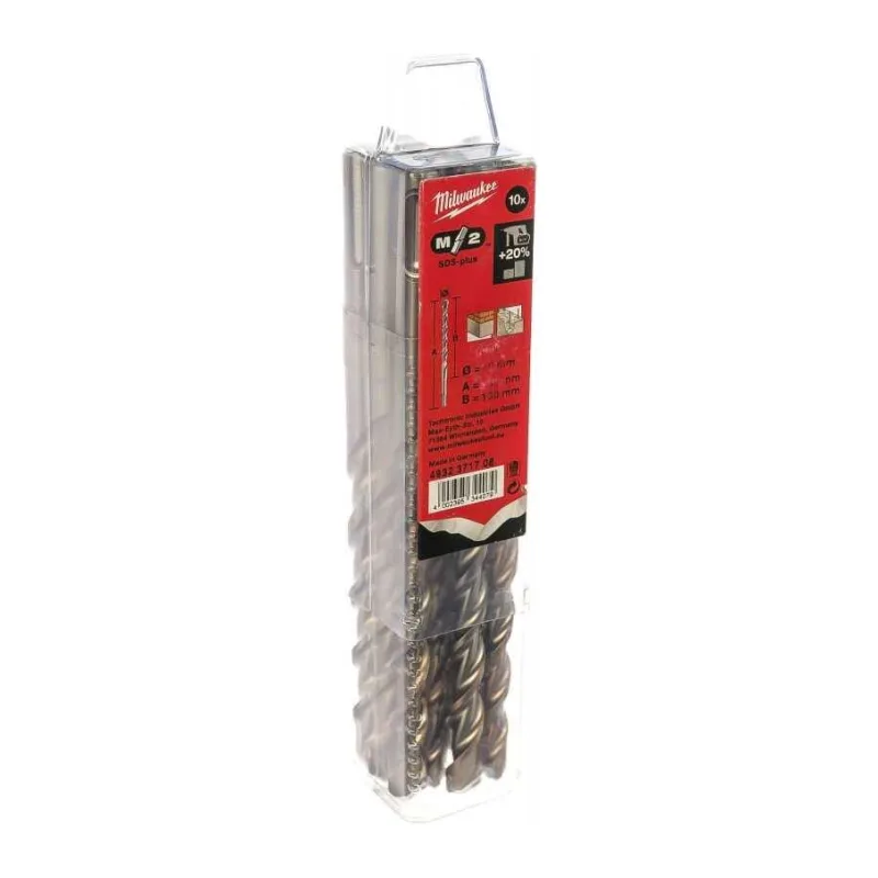 Бур Milwaukee SDS+ M2 10x160 10шт/уп (4932371708)