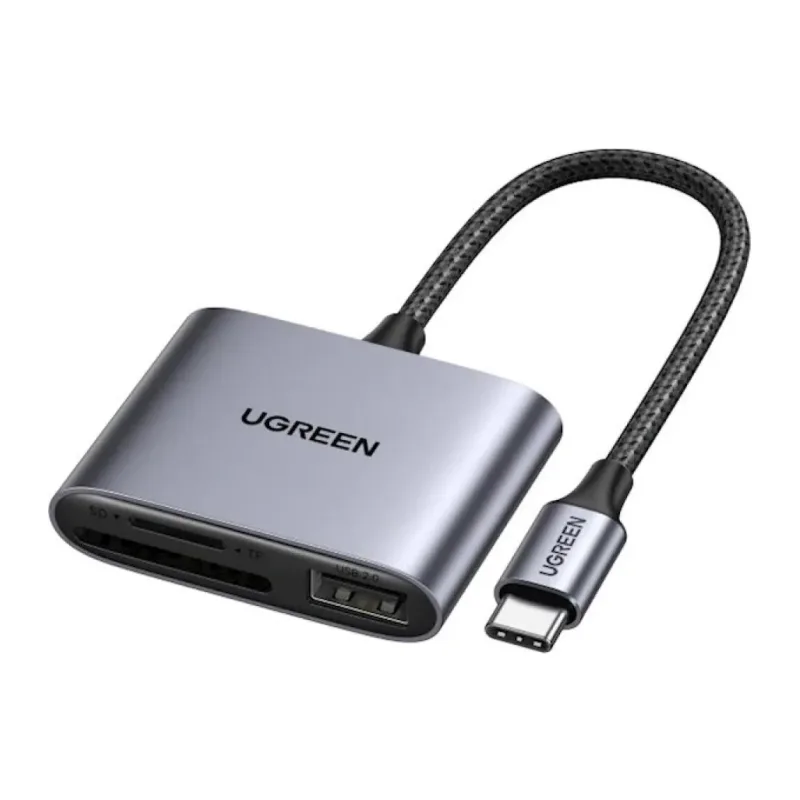 Картридер Ugreen CM387-80798 Space Gray (80798)