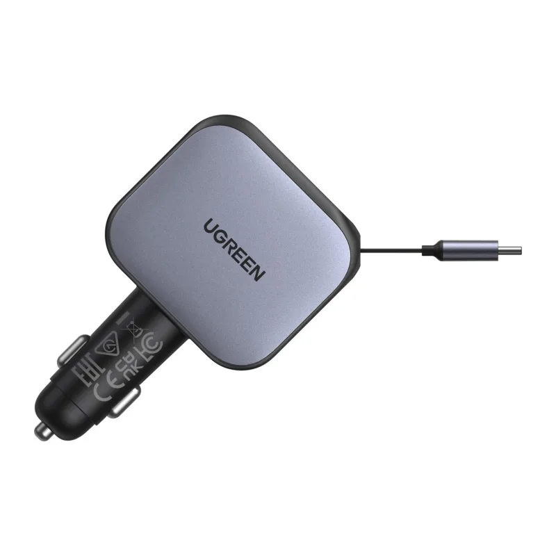 Автомобильное зарядное устройство Ugreen EC602 Grey (55212B)