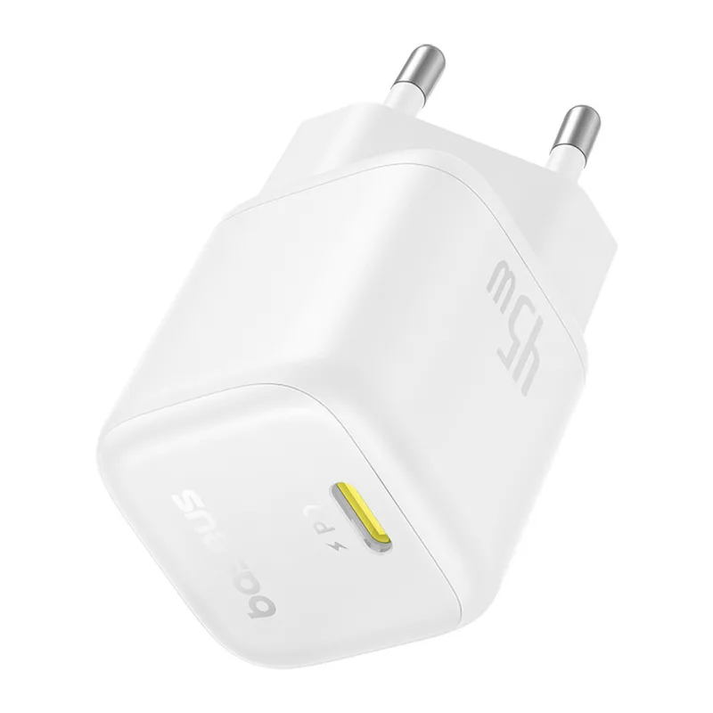 Сетевое зарядное устройство Baseus PicoGo 45W EU Moon White (P10176800213-00)