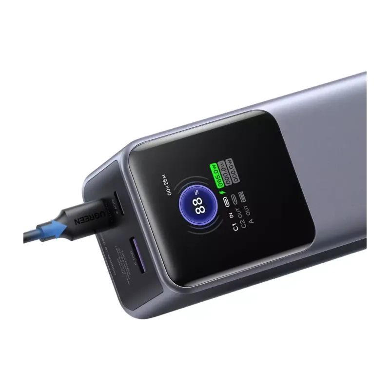 Портативное зарядное устройство Ugreen PB722 Space Gray (35525B)