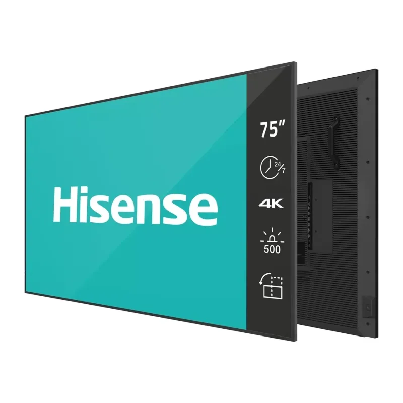 Информационная панель Hisense 75DM66D черный