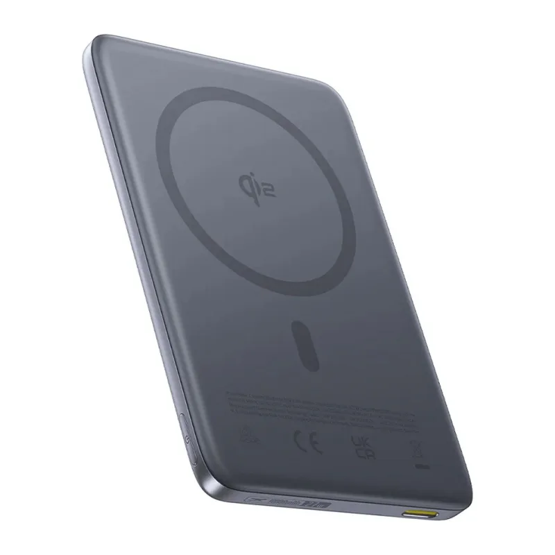 Портативное зарядное устройство Baseus PicoGo AM41 Ultra-Slim Qi2 Magnetic PPKPC-1027G Space Grey (E0027200)
