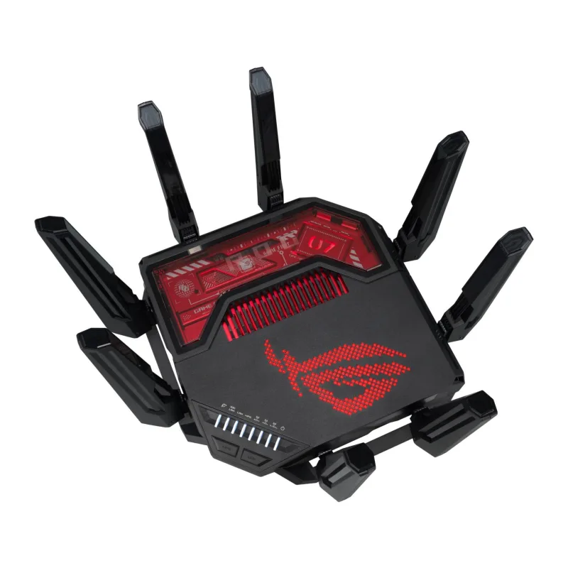 Роутер Asus ROG Rapture GT-BE19000 черный (90IG0850-MO9A0V)