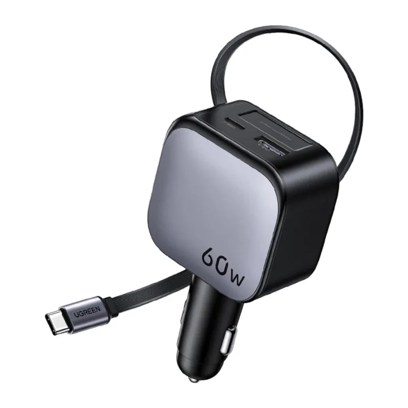 Автомобильное зарядное устройство Ugreen EC602 Grey (55212B)
