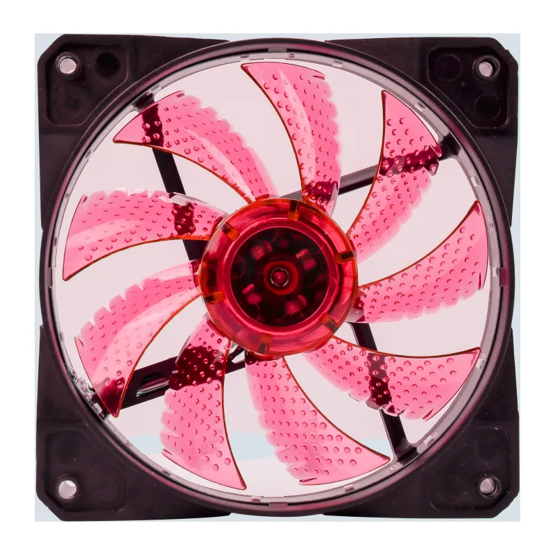 Вентилятор для корпуса Digma DFAN-LED-RED RGB черный