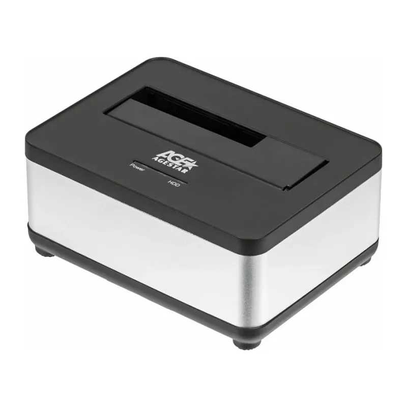 Док-станция для HDD 2.5" 3.5" Agestar 3UBT7 (SATA, USB 3.0), Silver