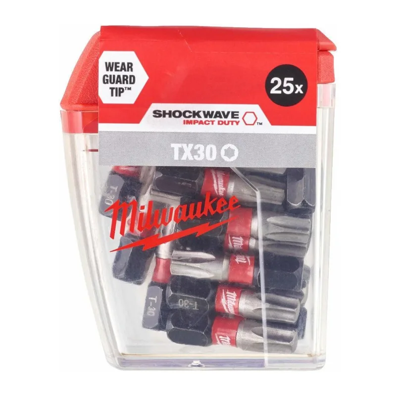 Бита Milwaukee Shockwave TX30 25мм 25шт (4932430886)