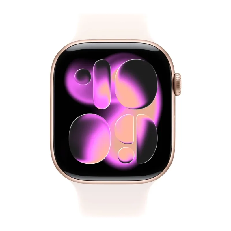 Умные часы Apple Watch Series 11 GPS 46mm Rose Gold Al Case Light Blush Sport Band S/M A3333 (MEV64X/A)