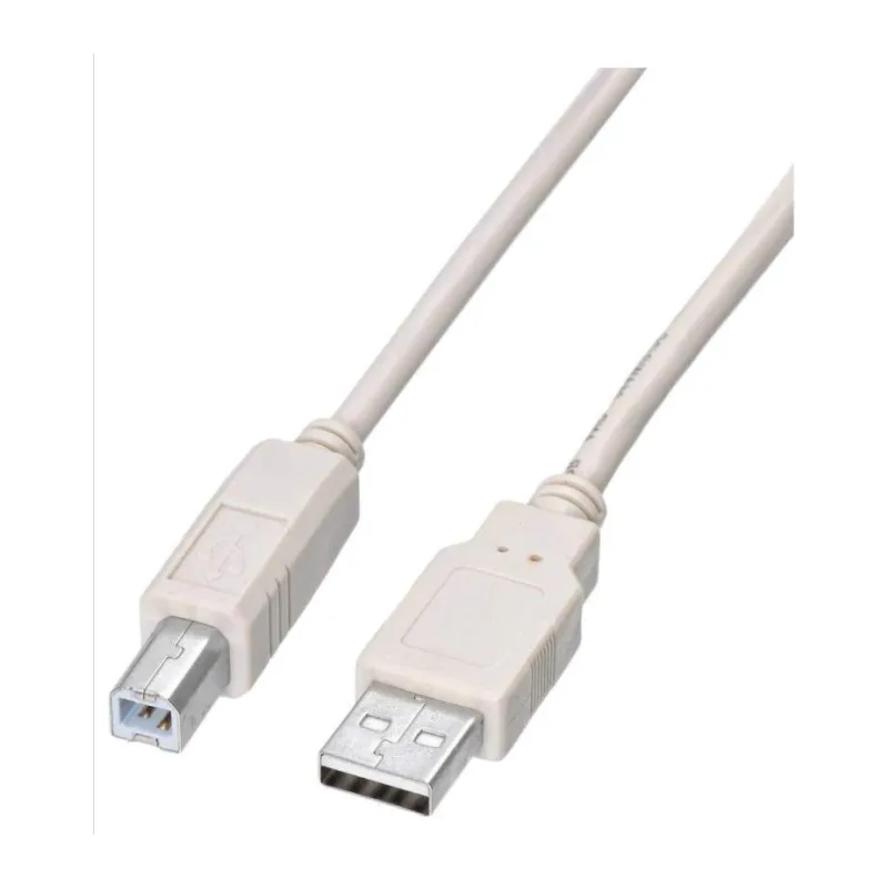 Кабель USB2.0 Buro USB2.0-AM/BM-1.8M-MG A(m)/B(m) (1.8м) феррит.кольца