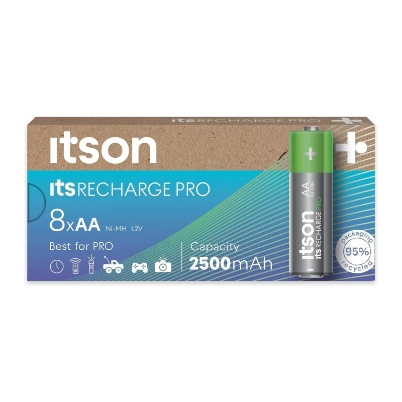 Батарейка Itson Rechargeable HR06 AA 2500mAh Blister 8 8pcs/Pack