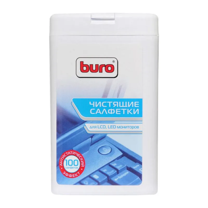 Салфетки для ухода за электроникой Buro BU-tft 100 штук