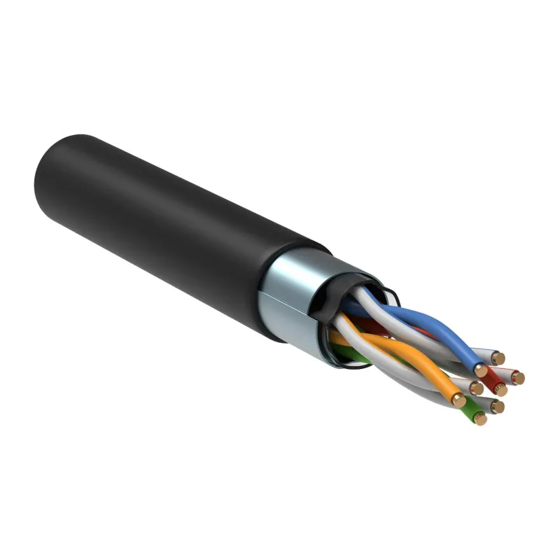 Кабель информационный ITK Generica BC3-C5E04-339-305-G черный