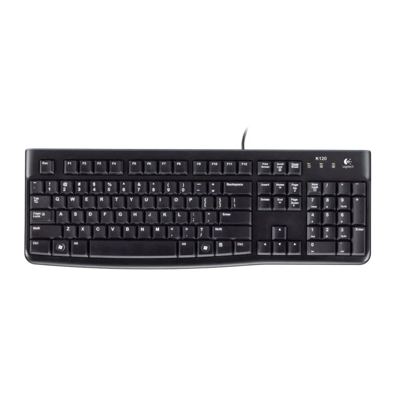 Клавиатура Logitech Keyboard K120 черный (920-002506)