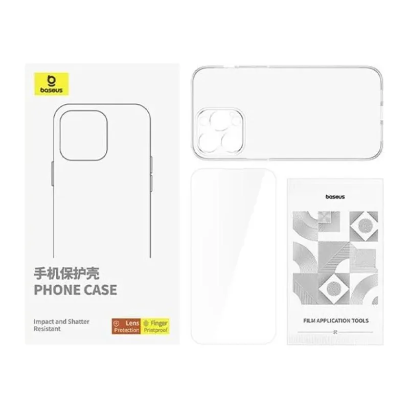 Чехол Baseus Schott Series для iPhone 15 Plus Clear (P60115400201-01)
