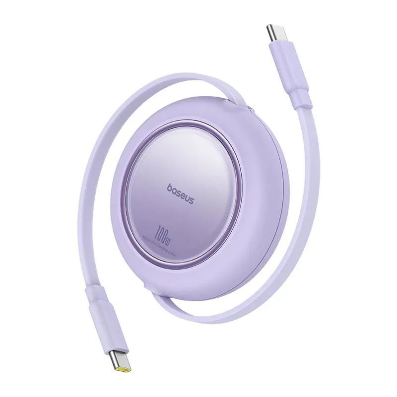 Кабель Baseus Free2Pull Mini USB-C-USB-C 1.5m Nebula Purple (P10364500513-01)