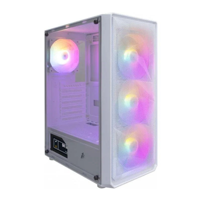 Корпус 1stPlayer FD3 White без БП (FD3-WH-4F1-W)