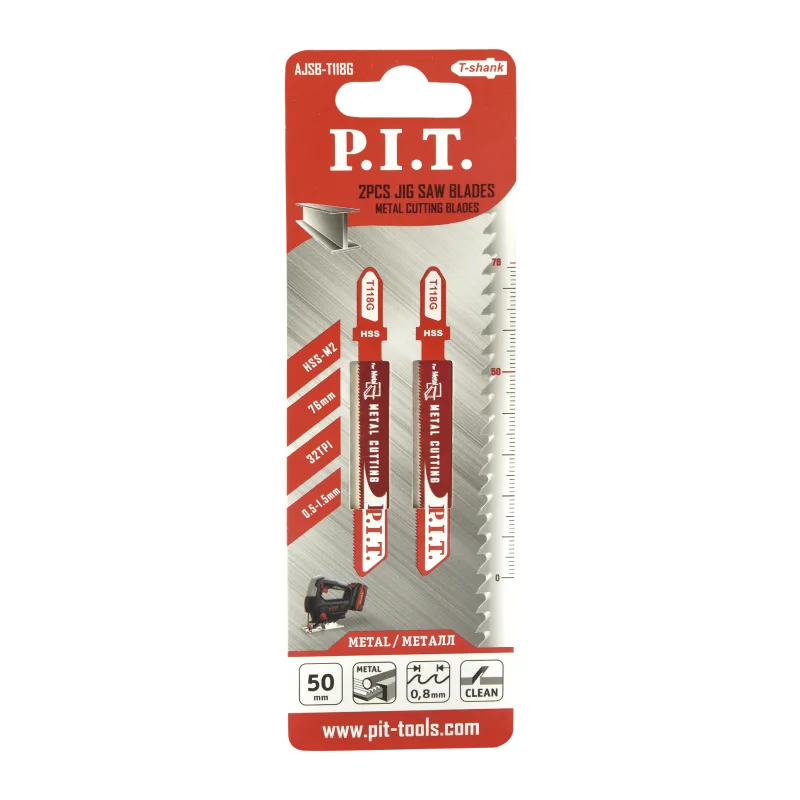 Пилка для лобзика P.I.T. AJSB-T118G 2шт