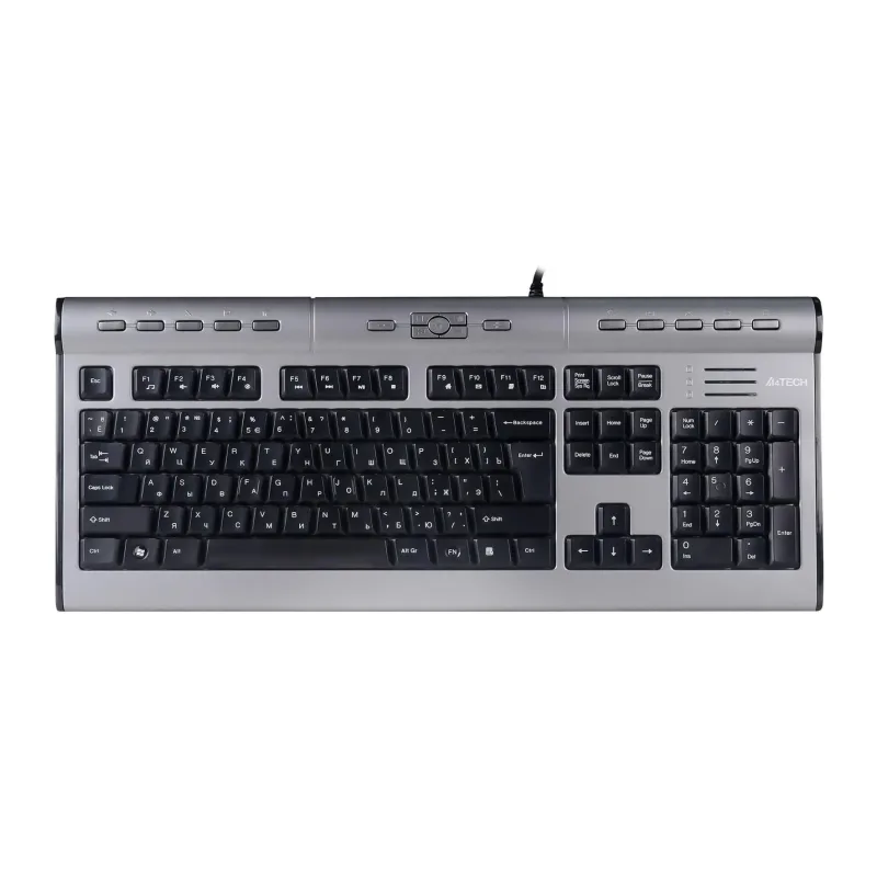 Клавиатура A4Tech KLS-7MUU серебристый