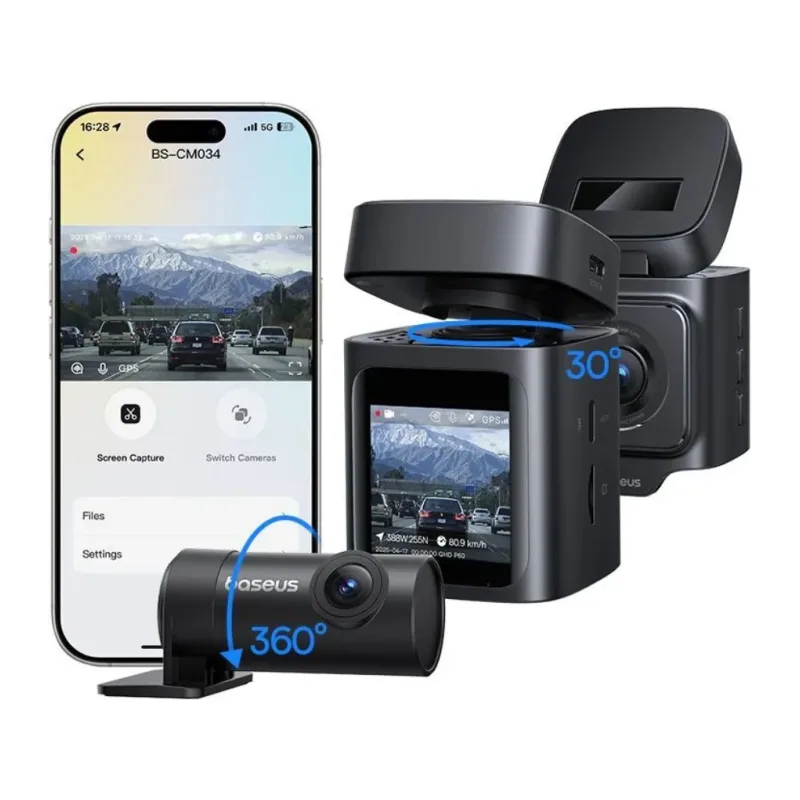 Автомобильный видеорегистратор Baseus Dash Cam BS-CM034 Cosmic Black (C0115900)