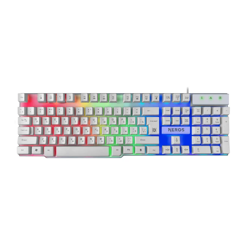 Клавиатура Defender Neros GK-147 белый (45147)