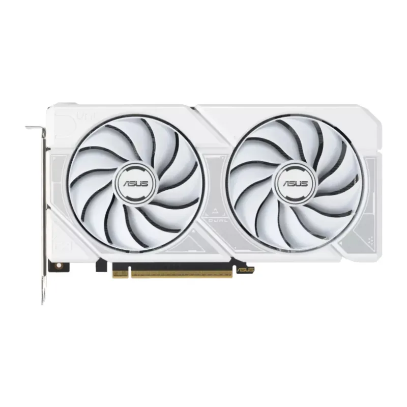 Видеокарта Asus GeForce RTX 5060TI OC Edition 16Gb GDDR7 White DUAL-RTX5060TI-O16G-WHITE (90YV0MH6-M0NA00)