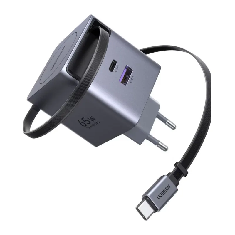 Сетевое зарядное устройство Ugreen X615 Space Gray (65825)