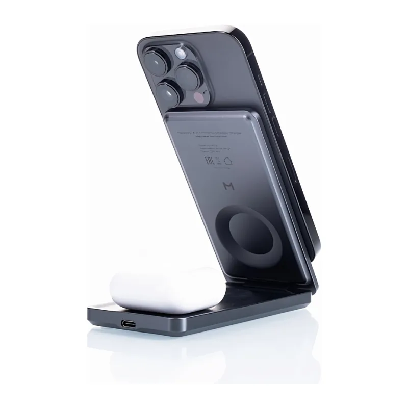 Беспроводное зарядное устройство Magssory Flip WCH014 Anthracite (WCH014b)