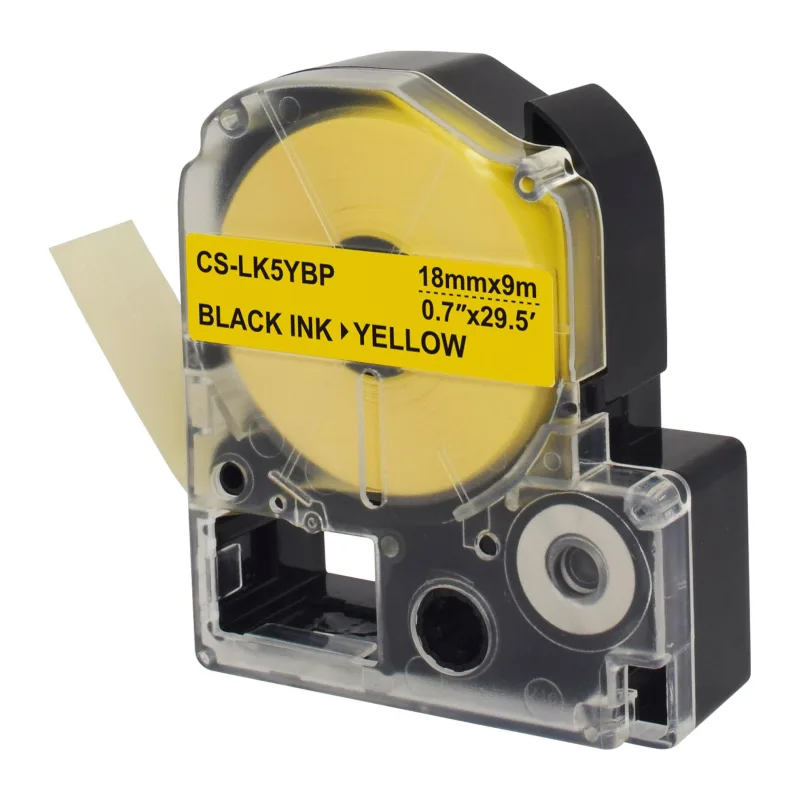 Картридж ленточный Cactus CS-LK5YBP черный