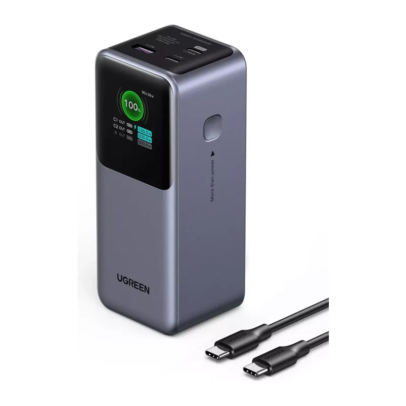 Портативное зарядное устройство Ugreen PB721 Space Gray (35524B)