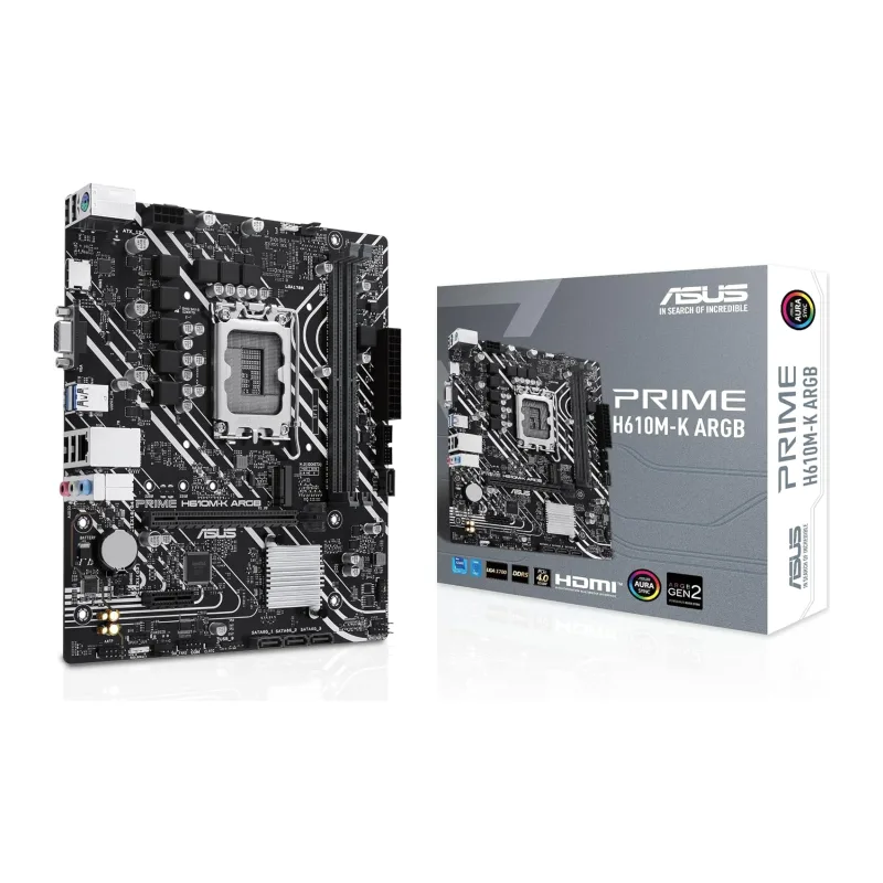 Материнская плата ASUS PRIME H610M-K ARGB