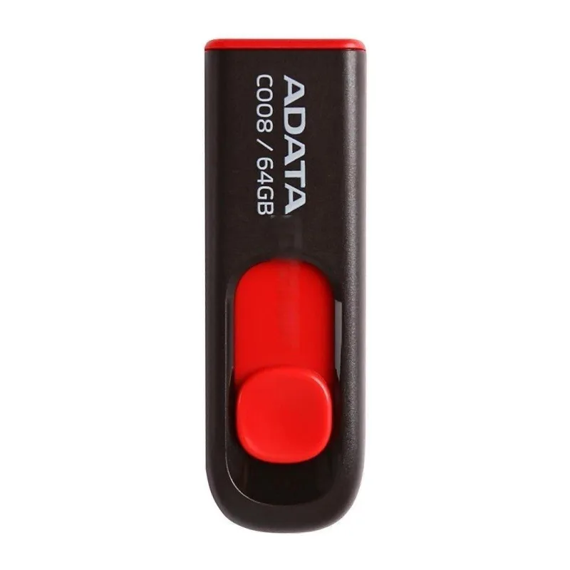 USB Flash-накопитель A-Data AC008-64G-RKD 64 Гб Black/Red