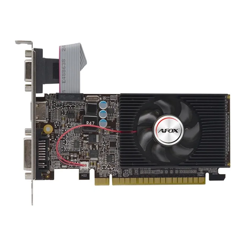 Видеокарта AFox GeForce GT 610 1GB DDR3 RTL (AF610-1024D3L7-V6)