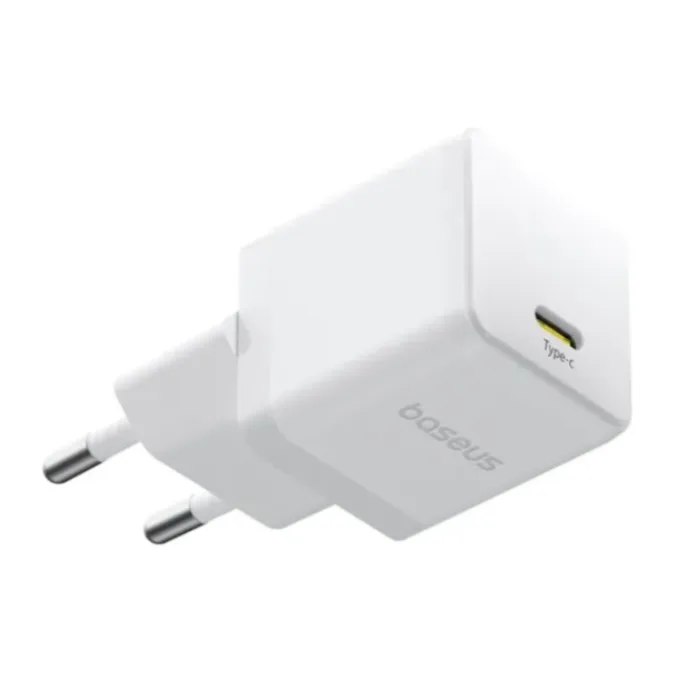 Сетевое зарядное устройство Baseus Palm 20W EU Moon White (P10111602213-01)