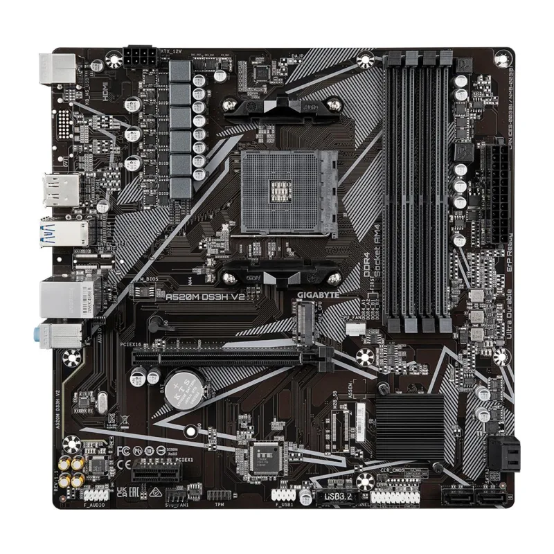 Материнская плата GigaByte A520M DS3H V2 rev. 1.0