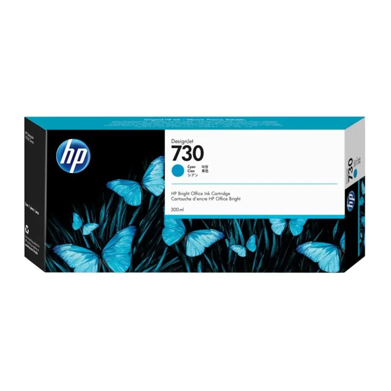 Картридж HP 730 голубой (P2V68A)