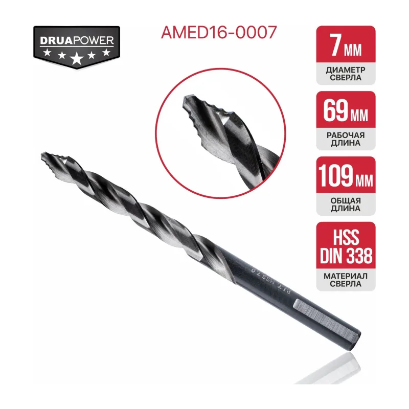 Сверло P.I.T. AMED16-0007