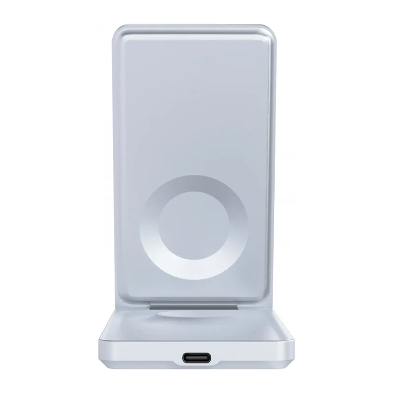 Беспроводное зарядное устройство Magssory Flip Silver (WCH014s)