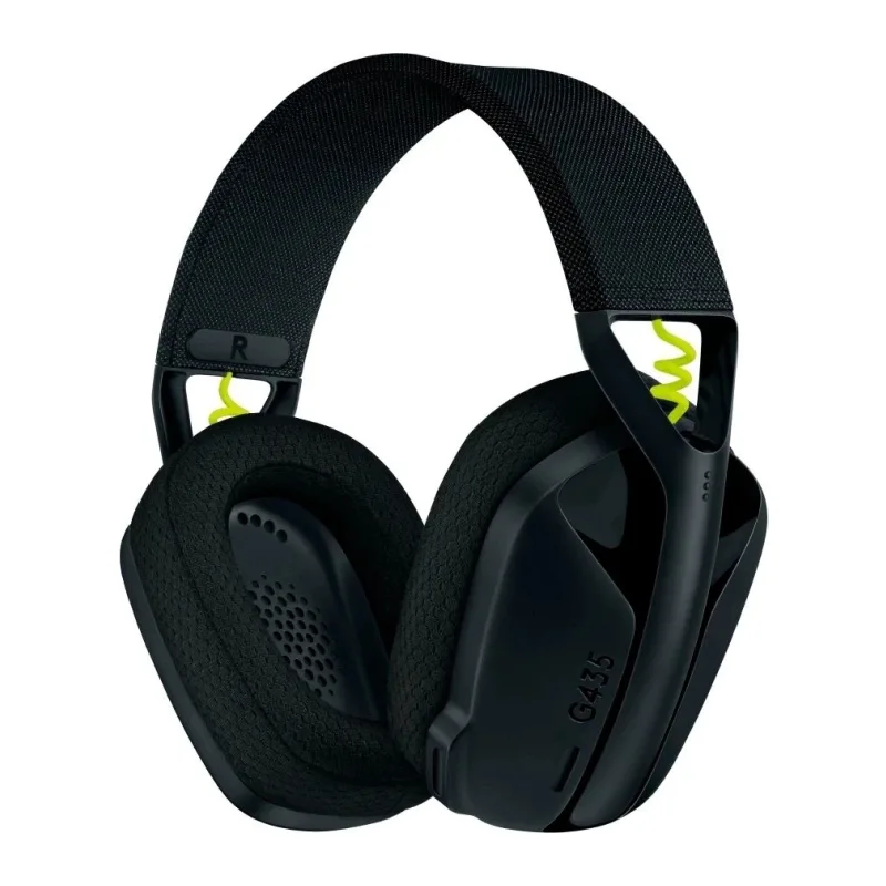 Наушники Logitech Lightspeed G435 черный/неоновый желтый (981-001051)