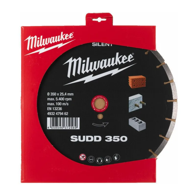 Алмазный диск Milwaukee SUDD 350мм (4932479462)