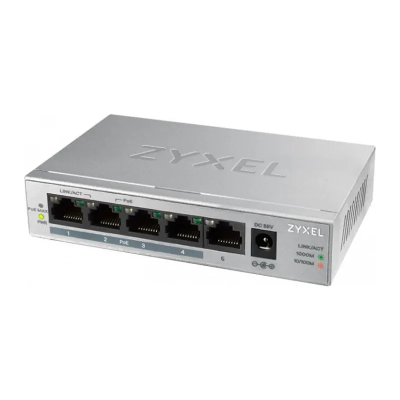 Коммутатор Zyxel GS1005HP-EU0101F