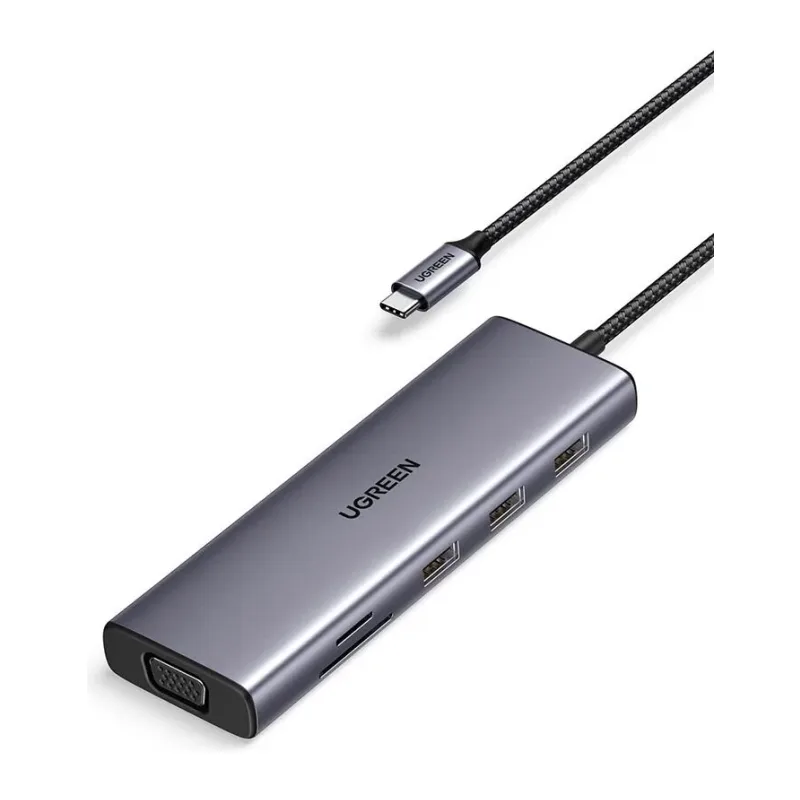Док-станция Ugreen CM498-15852 Space Gray (15852)