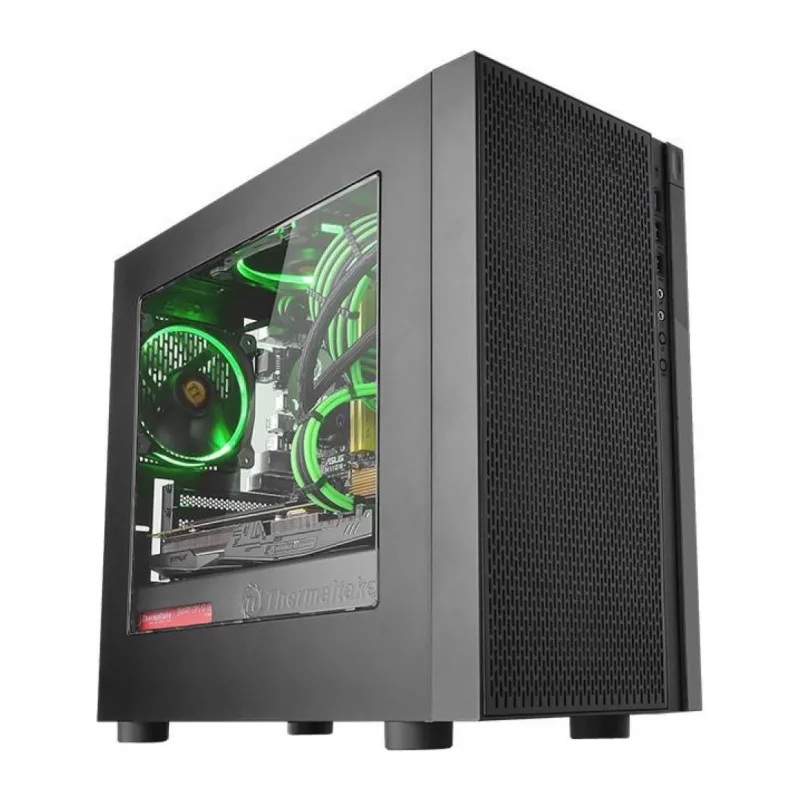 Корпус Thermaltake Versa H18 Window без БП mATX (CA-1J4-00S1WN-00)