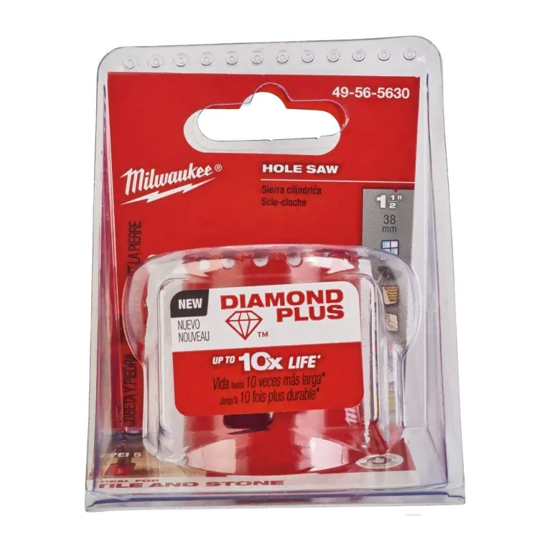 Коронка Milwaukee Diamond Plus 38мм 5/8"x18 (49565630)