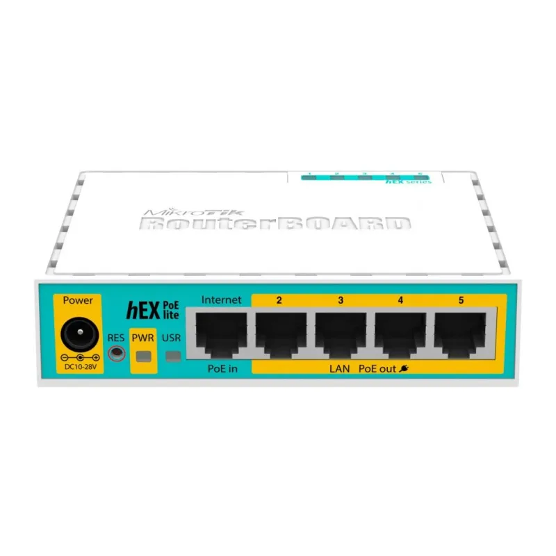 Маршрутизатор MikroTik RB750UPr2 (4UTP 10/100Mbps, 1WAN, USB, 1PoE)
