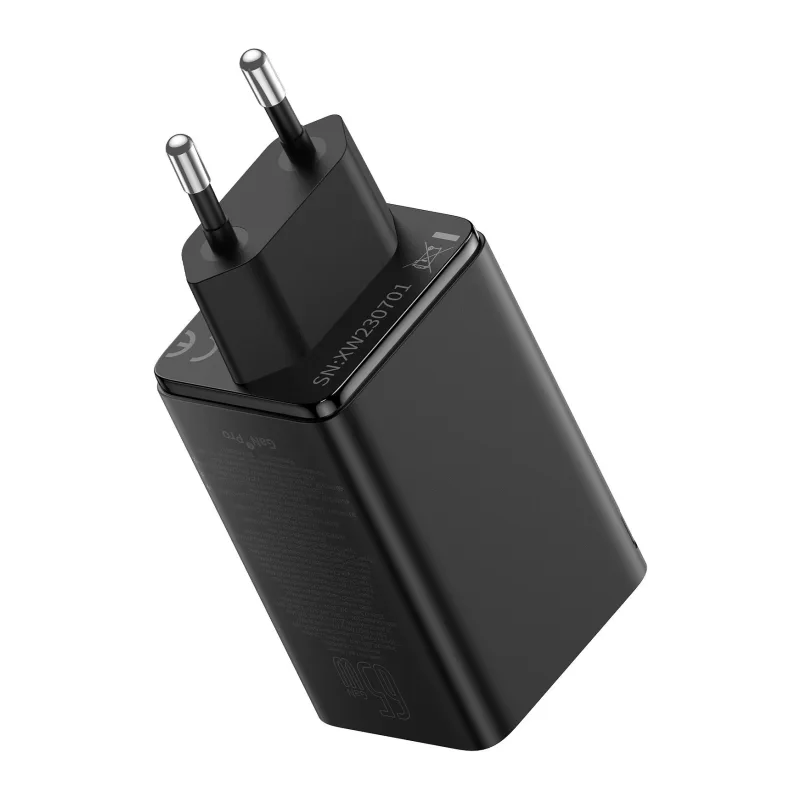 Сетевое зарядное устройство Baseus P10162701113-00 65W EU Cluster Black