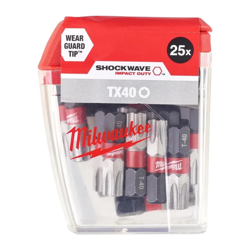 Бита Milwaukee Shockwave TX40 25мм 25шт (4932430889)