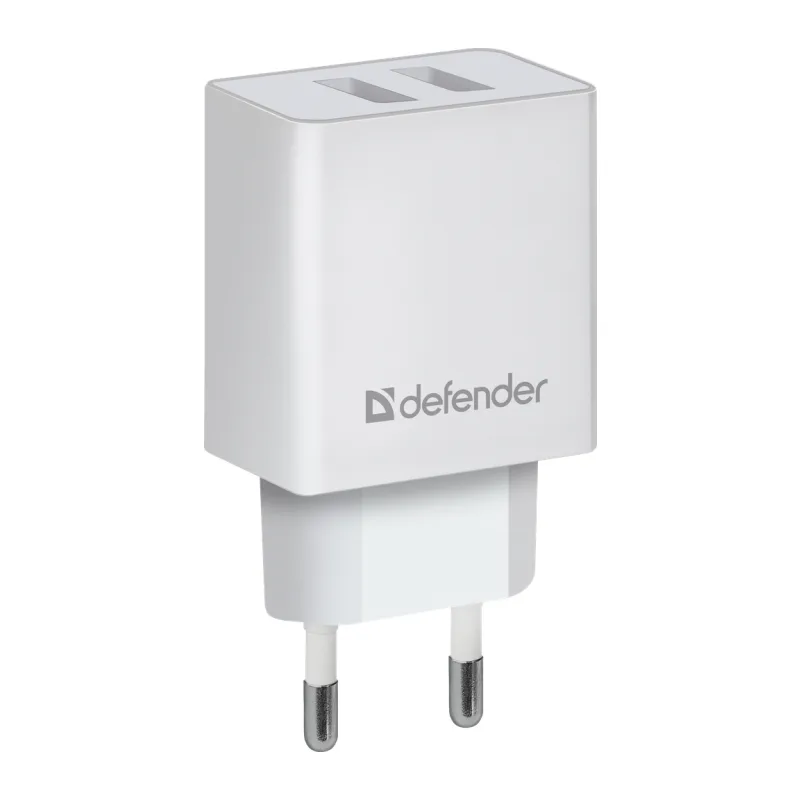Сетевое зарядное устройство Defender UPA-22 белый (83580)