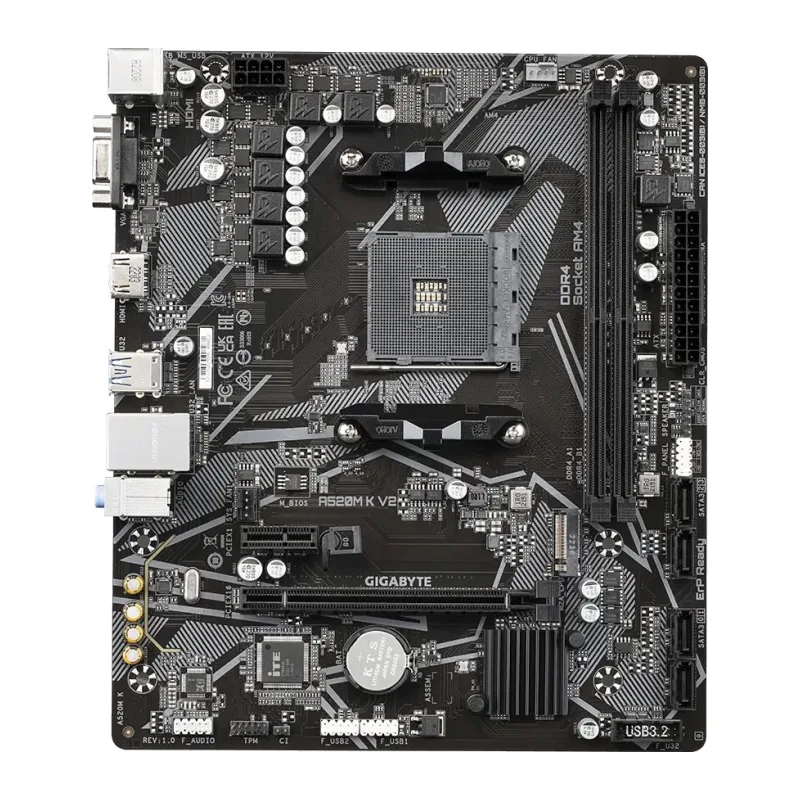 Материнская плата GigaByte A520M K V2 DDR4 rev.1.2