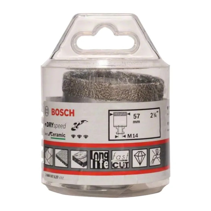 Алмазная коронка Bosch Dry Speed 57мм 2.608.587.127